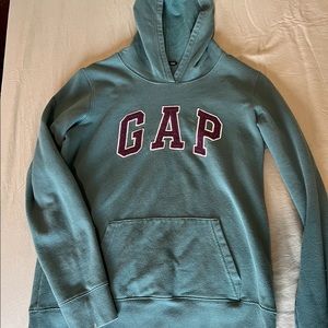 Turquoise Gap Stretch Hoodie
